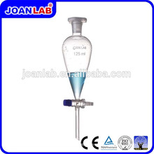 JOAN LAB 2000ML Enrollador Separador de Vidrio de Forma de Pera con Tapón de PTFE